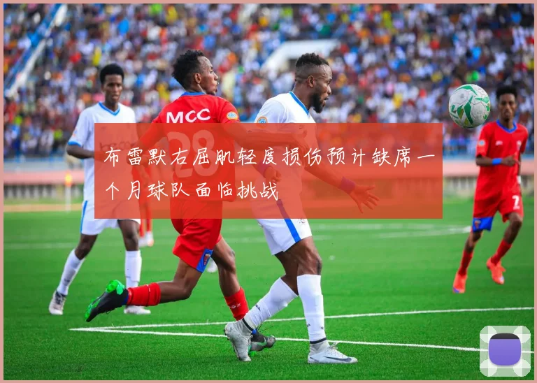 布雷默右屈肌轻度损伤预计缺席一个月球队面临挑战